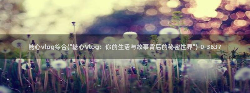 糖心vlog深夜放